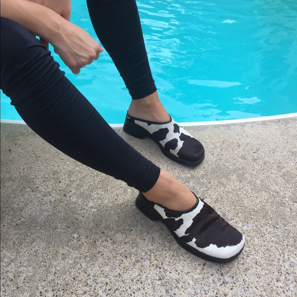 90s Cowhide Mules